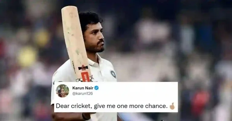 Karun Nair’s Emotional Tweet Goes Viral Before India Vs Bangladesh Test Series