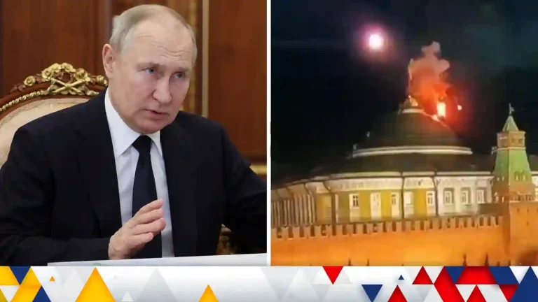 Shocking Footage: Assassination Attempt on Putin? Drones Attack Kremlin!