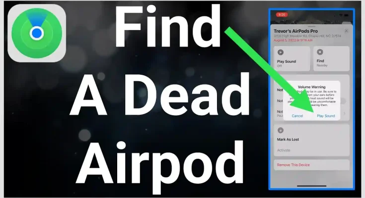 how to find lost airpods that are offline